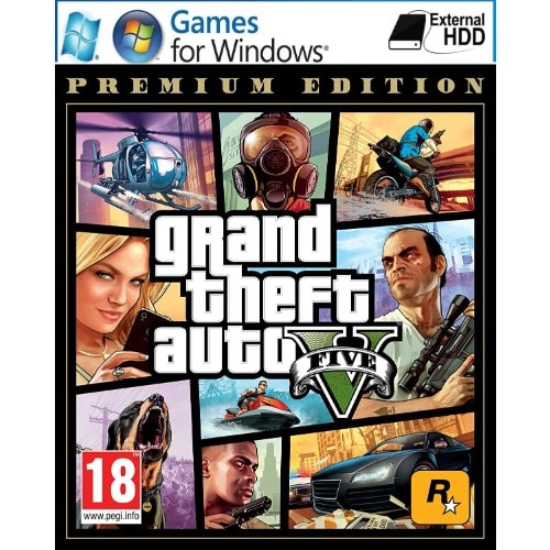 Grand Theft Auto V GTA 5 PC Game + Flash Drive + Free Gift