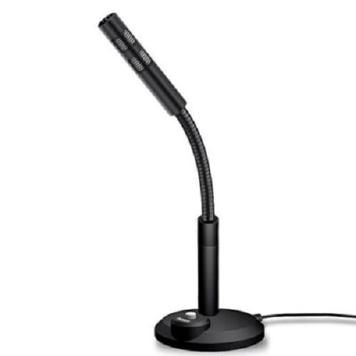 Portable Usb Desktop Pc Microphone With Stand Black Konga