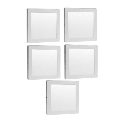 Square Led Flush Mount Ceiling Light 24w 5 Pieces Konga Online Shopping