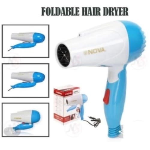 Nova Foldable High Grade Mini Hair Dryer- 1000w | Konga Online Shopping