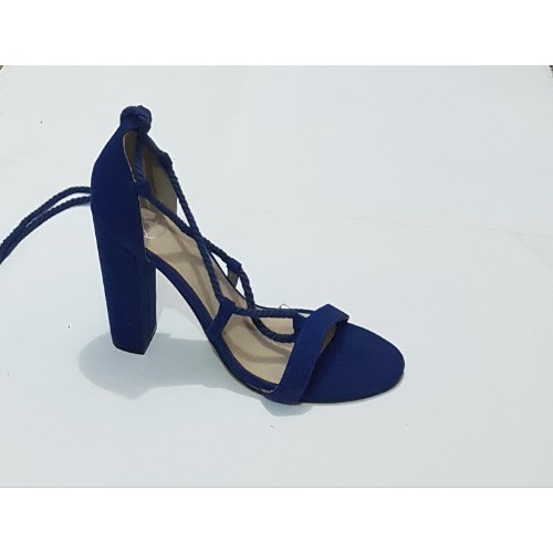 royal blue block heel shoes