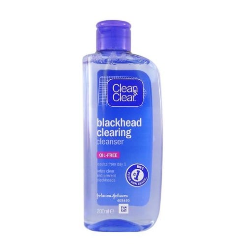 clean and clear blackhead face wash