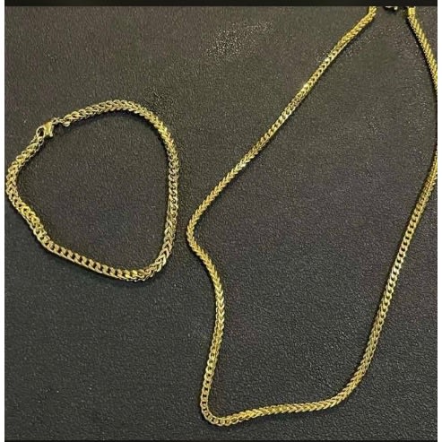 Gold Chain And Bracelet | Konga Online Shopping