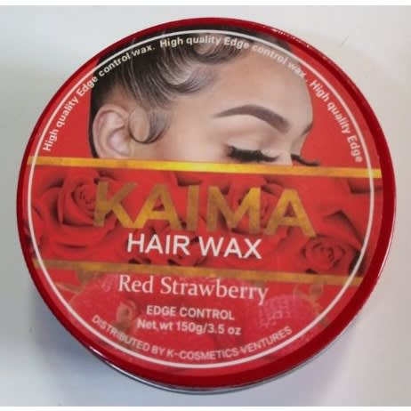 Kaima Hair Wax Edge Control Gel - Red Strewberry - 150g