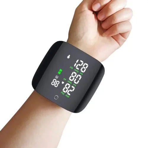 Wrist Electronic Blood Pressure Monitor Rechargeable Large - Temu