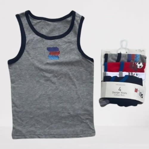 Primark Boys Design Vest 4 Pieces Konga Online Shopping