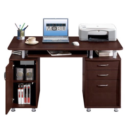 Handys Ktaxon Brown Computer Pc Desk Home Office Study Writing