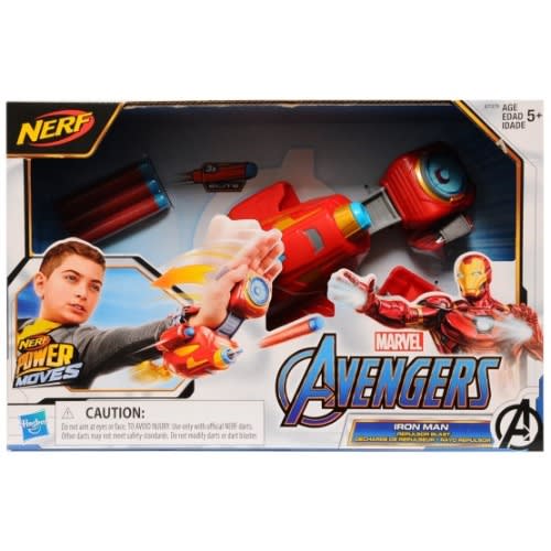 nerf marvel avengers power moves iron man repulsor blast blaster handschoen