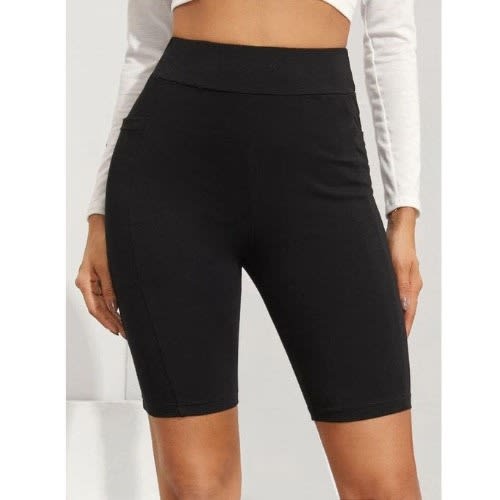 short tight black shorts