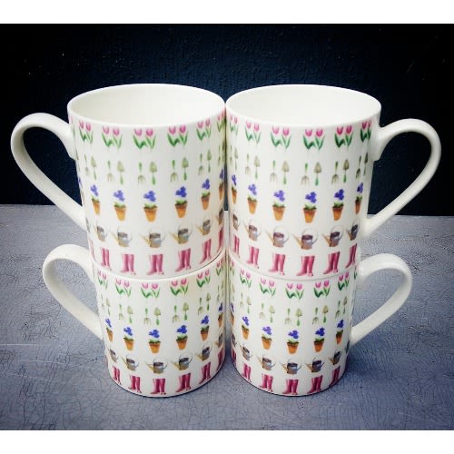 Sainsbury's Her Gardening Mug 4 Set Konga Online Shopping