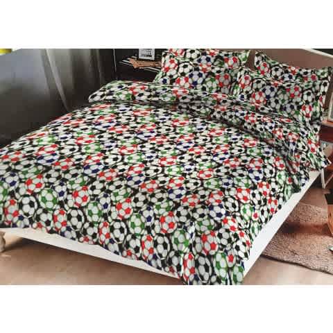 Football Bedding Set With Bed Sheet 4 Pillow Cases Konga