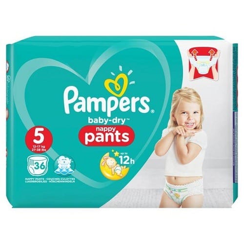 Pampers Baby Dry -pants, Size 5 (36 