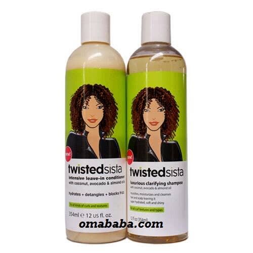 Twisted Sista Luxurious Clarifying Shampoo Intensive Leave In