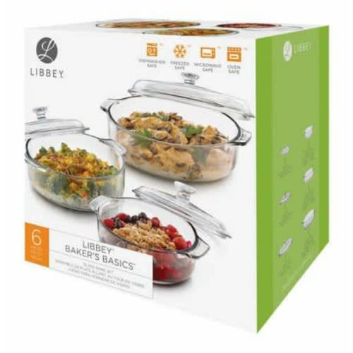 Libbey 6 Piece Glass Casserole Set Konga Online Shopping
