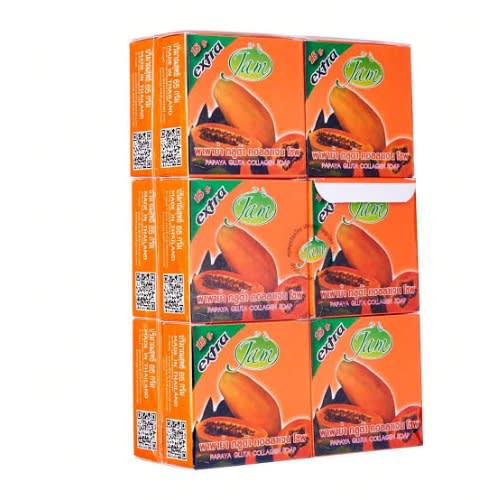 Jam Papaya Whitening Soap With Collagen 12pcs 15g Konga Online
