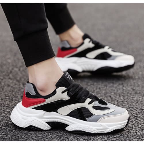 lace up front mesh panel sneakers
