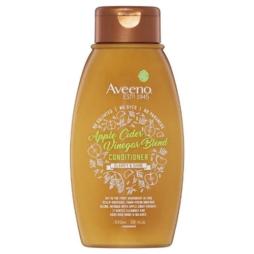 Aveeno Apple Cider Vinegar Blend Natural Conditioner For Children And Adults 532ml X 6pieces Konga Online Shopping Infused with apple cider vinegar, it gently cleanses and adds high shine & balance to dull hair. konga