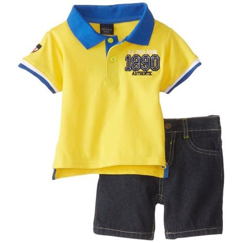 Us polo assn sale baby boys shorts