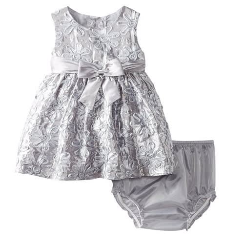 Silver Dresses for Little Girls