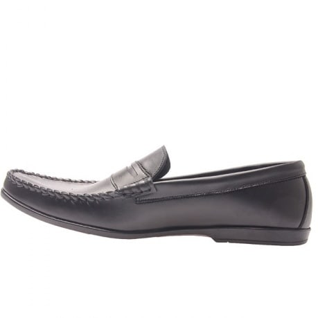 Belt Detail Loafers-Black | Konga Online Shopping