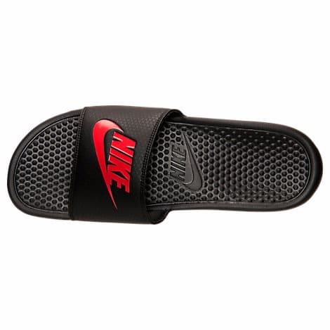 Nike Benassi JDI Slippers - Black | Red 