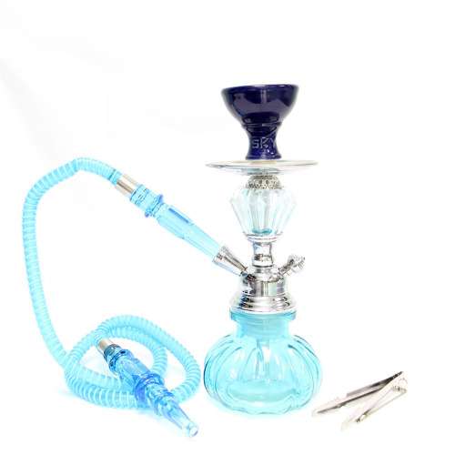Blue Shisha Hookah Pot Magic Coal And Shisha Flavour Bundle Konga