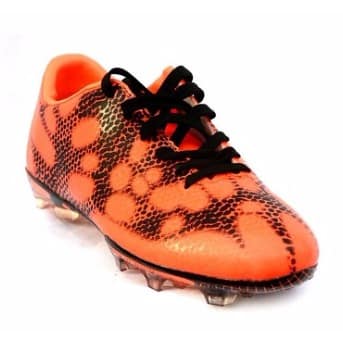 boys orange football boots