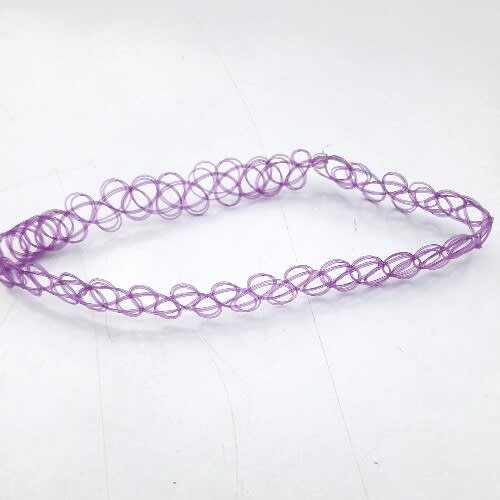 Buttercup Glam Tattoo Choker Necklace Purple Konga Online Shopping