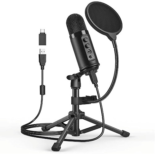 Mammoth råd vogn Usb Podcast Condenser Microphone Kit With Headphone Jack | Konga Online  Shopping