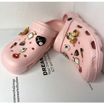 Women s Crocs With Accessories Pink Konga Online Shopping
