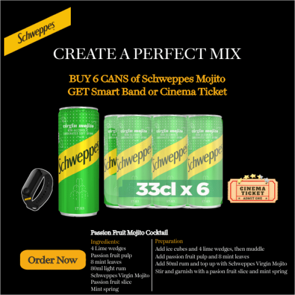 Virgin Mojito 33cl X 6 - Perfect Mix Campaign.