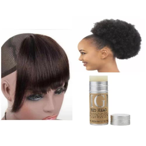 bun and fringe