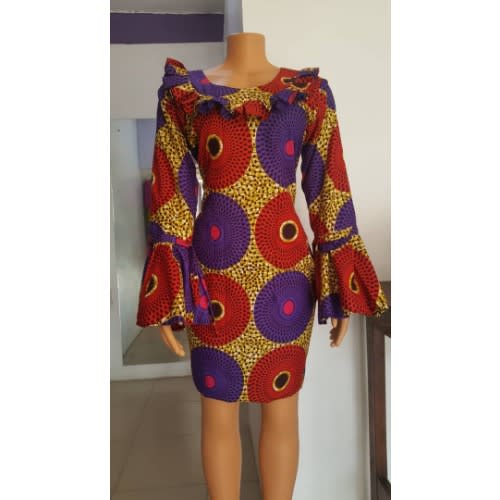 ankara fitted dresses