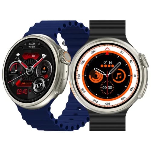 Z78 Ultra Round Smart Watch 2.0 Inch Bt Call Series 8 Waterproof Blue