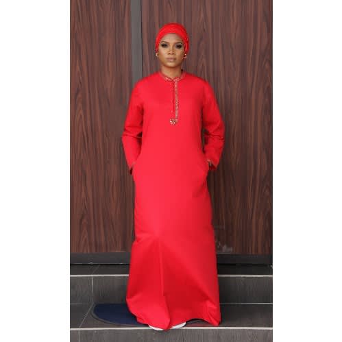 Ameera Red Kaftan Konga Online Shopping