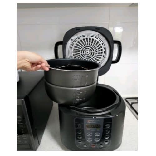 Ambiano 2in1 Multi Cooker Pressure & Air Fryer 1500w 6L 22801