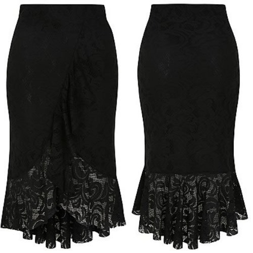black leather lace up pants