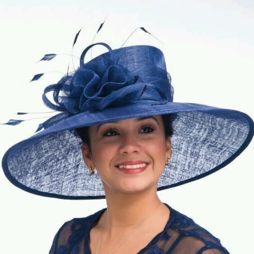 Sia Home Women's Sinamay Hat -nave Blue