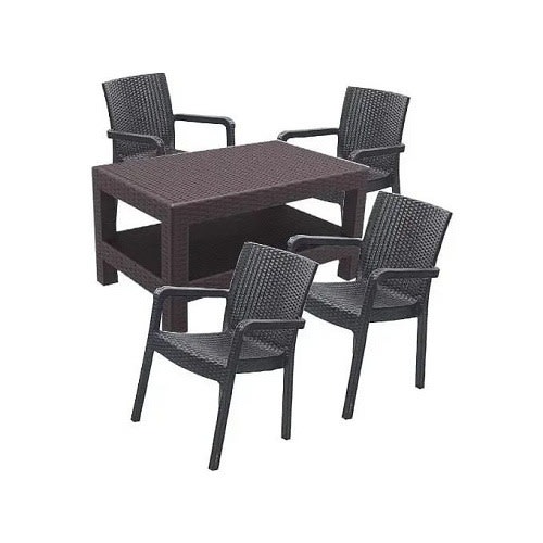 Outdoor Rattan Table And 4Chairs Set Konga Online Shopping