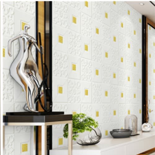 konark designer wallpapers 195.58 cm 3D FOAM BRICK WALL STICKER ( PACK OF 5  PCS ) Self Adhesive Sticker Price in India - Buy konark designer wallpapers  195.58 cm 3D FOAM BRICK