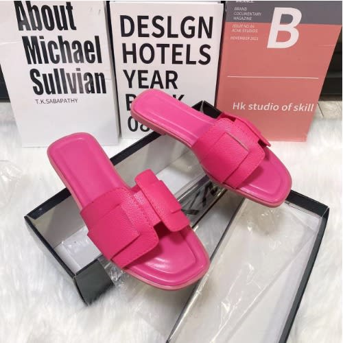 Ladies Flat Slippers - Pink | Konga Online Shopping