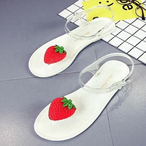 jelly fruit sandals