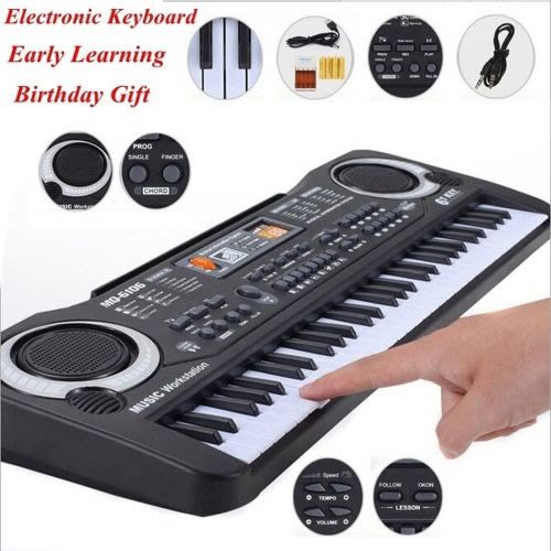 Electronic Keyboard 61 Keys With Microphone Konga Online Shopping