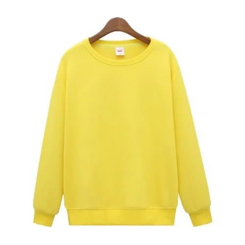 Yellow discount plain sweatshirt