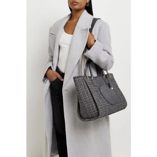 River island grey tote bag outlet