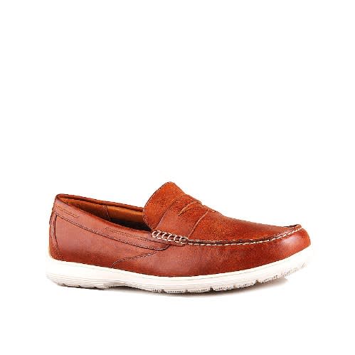 rockport leather loafers