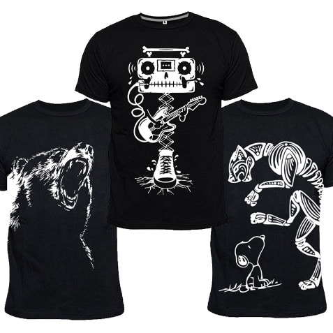 Best Creative T-shirt Bundle (3-in-1) - Black.