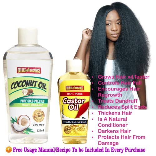 Deluxe Organics 2 In 1 Fastest Rapid Beard Hair Growth Mix 1