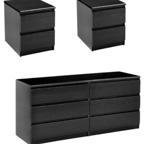 Beyond 3 Piece Set With Nightstand Dresser And Lingerie Chest In