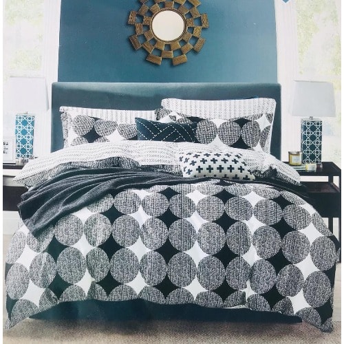Reversible Polka Dot Duvet With 2 Free Pillowcases 100 American